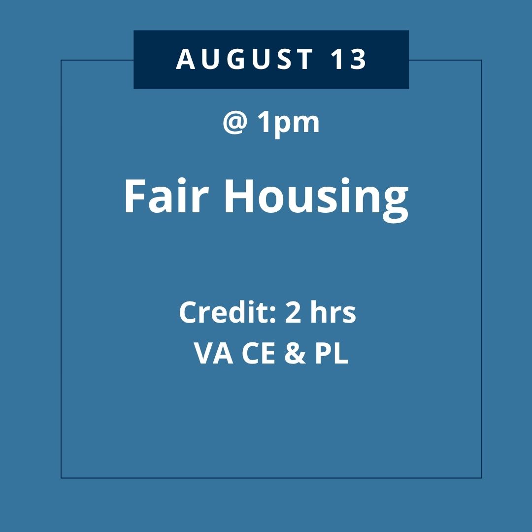 Fair House CE Virginia MBH Settlement Group