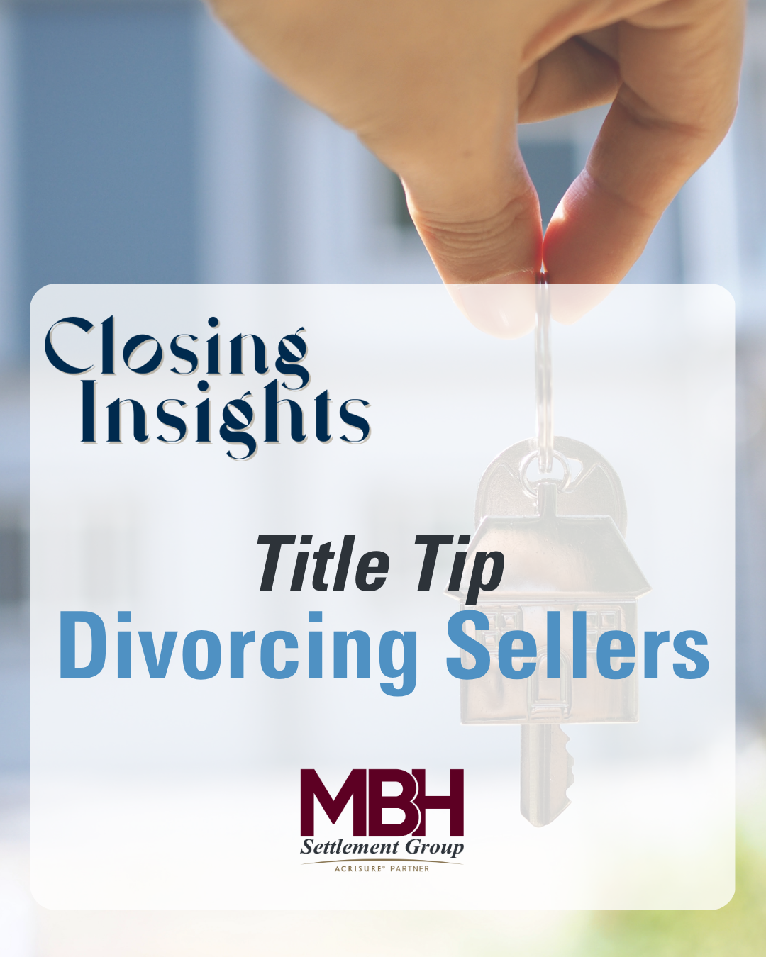 Title Tip Seller Credits MBH Settlement Group
